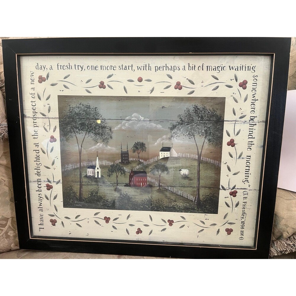 A New Day by Donna Atkins Framed Print